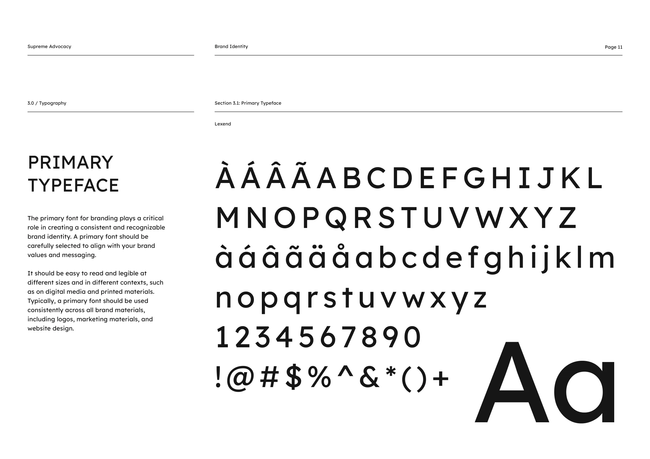 Supreme Advocacy brand identity 6